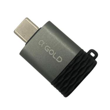 Imagem de Adaptador OTG USB 3.0 (Fêmea) Para USB-C (Macho), Carga e Dados, CBA-2