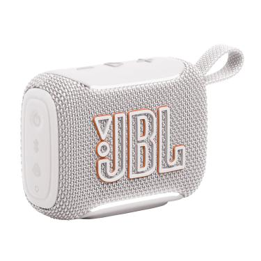 Imagem de Caixa de Som Portátil JBL GO 5 Branca com Potência de 4,2W RMS, Bluetooth, a Prova d'água IP67