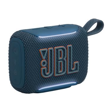 Imagem de Caixa de Som Portátil JBL Go 5 Azul com Potência de 4,2W RMS, Bluetooth a Prova d'água IP67