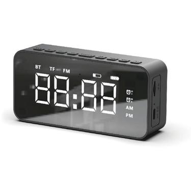 Imagem de Rádio Relógio Digital Despertador 2 Flex com Bluetooth e FM Display LED 14x7cm