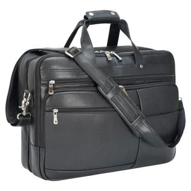 Imagem de Maleta Polare X-Large 18 Napa em couro Masculina preta