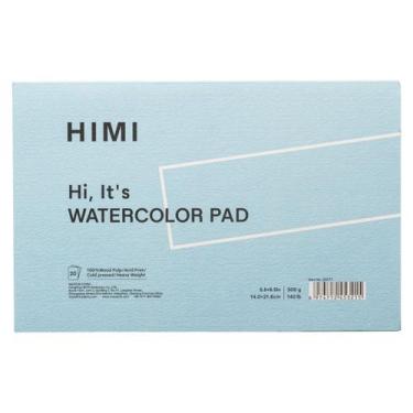 Imagem de Bloco de Papel Aquarela Himi TF 300g/m² 14x21,6cm 20 Folhas