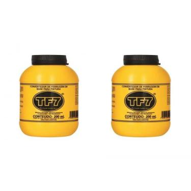 Imagem de Kit C/2 - Convertedor Ferrugem Primer Tf7 (A) 200Ml 29440 - TF-7 DO BR