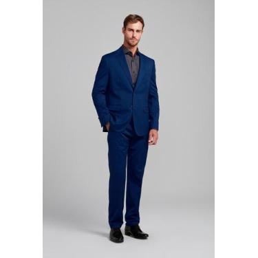 Imagem de Terno Slim Fit PV Liso - Highstil Oficial, 48M, Azul royal