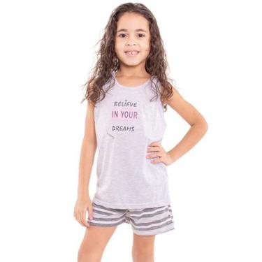 Imagem de Pijama Infantil De Verão Para Menina Coleção Família Victory