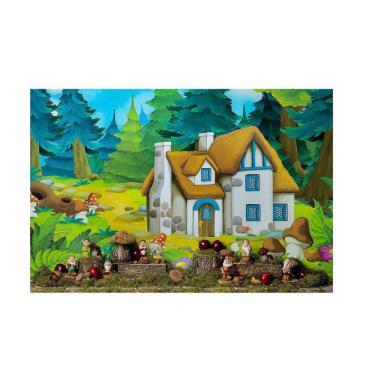 Imagem de Fundo Fotográfico Newborn Branca De Neve 1,5X1,2 Ffp-115