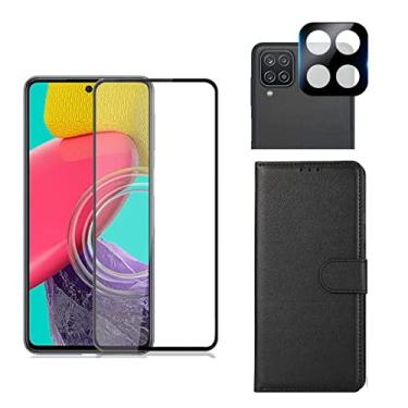 Imagem de Kit Capa Carteira + Pelicula Cerâmica + Pel Câmera Samsung Galaxy M62 (Galaxy M62)