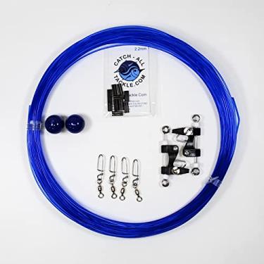 Imagem de Kit de engrenagem Catch All Tackle Outrigger – linha, bolas, clipes, botões e crimps