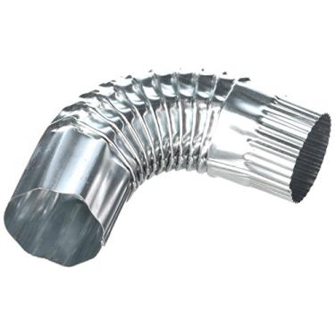 Imagem de AMERIMAX HOME PRODUCTS RC64P3 Cotovelo ondulado redondo galvanizado de 7,6 cm