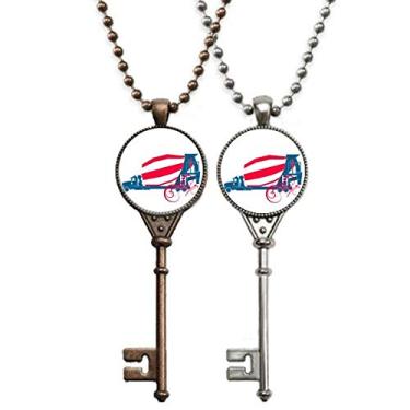 Imagem de OFFbb-USA Pedra de areia misturando caminhão pulverizando, chaveiro, colar, pingente, joias, decoração de casal