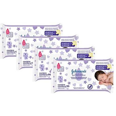 Imagem de Kit Johnson's Baby Toalhinhas Hora do Sono c/ 384 unidades