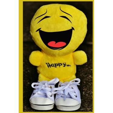 Imagem de NOTEBOOK: Cute & happy emoji notebook