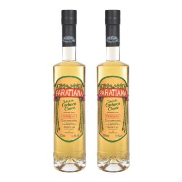 Imagem de Kit 2 Licores de Cachaça Creme Carvalho Paratiense 500 ml Artesanal Premium Gourmet Paraty Destilada Sobremesa Fino Churrasco Drink Coquetel