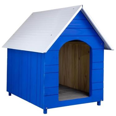 Imagem de Casa Casinha de Cachorro Premium Reforçada Grande N5 (Azul)