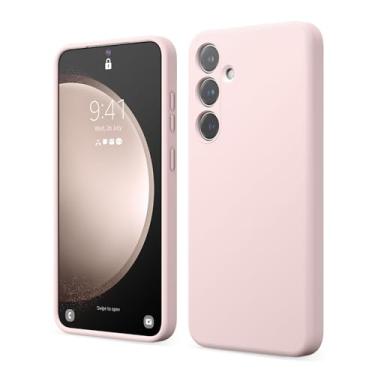 Imagem de Elago Capa Compatível com Samsung Galaxy S24 Plus, Silicone Líquido, Protetora de Corpo Inteiro, À Prova de Choque, Fina, Forro de Microfibra Macia Antiarranhões, 17 cm