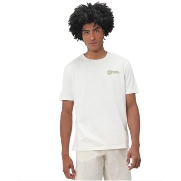 Imagem de Camiseta Suncoast Pool Natural Connection Masculina Off-White (BR, Alfa, M, Regular, Branco)