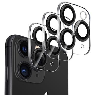 Imagem de 【Pacote com 3】Protetor de lente de câmera de vidro temperado Dengduoduo para iPhone 11 Pro de 5,8 polegadas e iPhone 11 Pro Max 6,5 polegadas, Ultra HD, rigidez 9H, antiarranhões, compatível com
