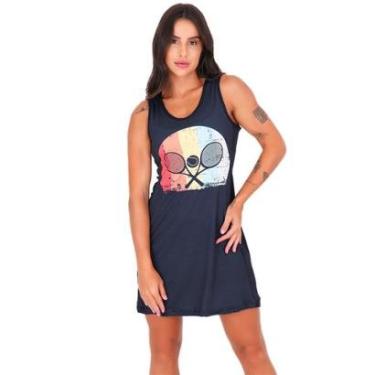 Imagem de Vestido Beach Tennis Sublimado com Short Bolso Esportivo Praia-Feminino