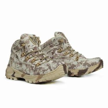 Imagem de BOTA COTURNO MILITAR ACERO RIPSTOP MID DIGITAL DESERT-Unissex