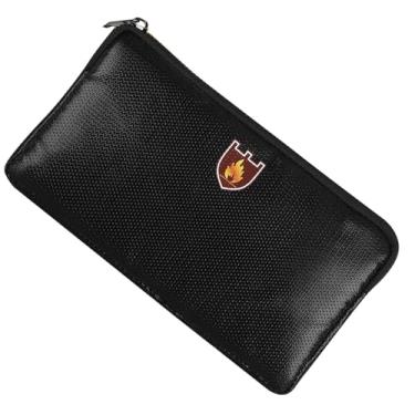 Imagem de Bolsa de dinheiro à prova de fogo para objetos de valor, dinheiro, documentos legais A4, 20,5 x 11 cm