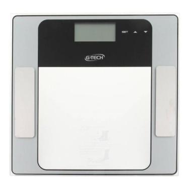 Imagem de Balança corporal digital G-Tech Glass 7 FW transparente, até 150 kg