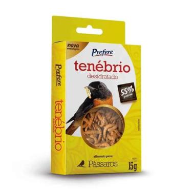 Imagem de Ração Desidratada Prefere Tenébrio para Pássaros 15g