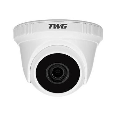 Imagem de Câmera dome hd 2mp 4x1 lente 2.8mm 1/4" 18 leds plastico twg tw-7620 h