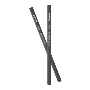 Imagem de Kit 02 Refil Caneta Borracha Colorida 6.6mm Mercur (Cor à Escolher)., 