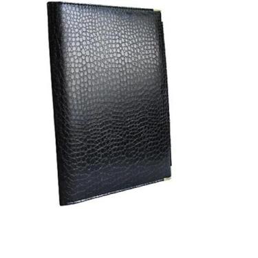 Imagem de Pasta Catálogo Ofício Croco 50 Envelopes 265x245mm Preto Acp