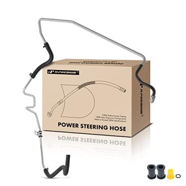 Imagem de A-Premium Conjunto de linha de mangueira de pressão de mangueira de direção hidráulica compatível com Toyota Tundra 2000-2006 4,7L, pinhão de engrenagem/rack para reservatório, substituição #
