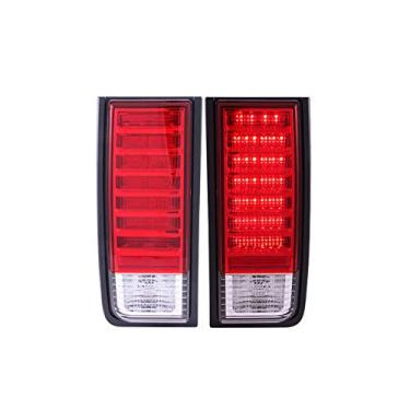 Imagem de Anzo USA 311068 Hummer H2 Conjunto de luz traseira de LED vermelho/transparente - Vendido em pares)