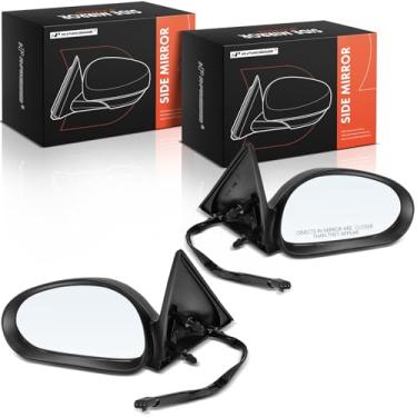 Imagem de A-Premium Par (2) espelhos retrovisores elétricos do lado do motorista e do passageiro - Compatível com Ford Mustang 1994 1995 - Não aquecido não dobrável preto - Substituição # F4ZZ17682A