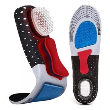 Imagem de Par Palmilha Ortopédica Alívio Dor Silicone Ajustável Correção Pisada e Postura Anti Impacto - B2T (34-40)
