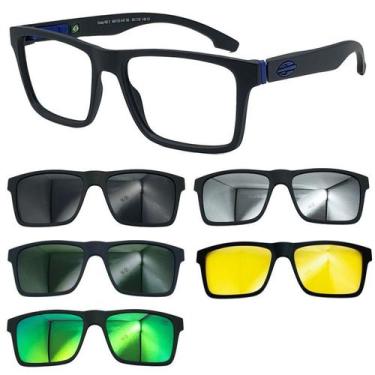 Imagem de Oculos Mormaii 6153 Swap NG2 A41 Preto com 5 Clipons Escolha, Cinza, G