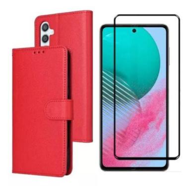 Imagem de Capa Case Carteira Flip +Película Para Samsung Galaxy M54 - Distribuid