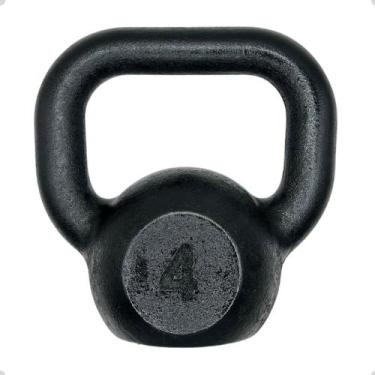 Imagem de Kettlebell de Ferro Fundido Pintado - 4 Kg - BOX INGÁ