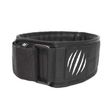 Imagem de Cinto de levantamento de peso APEX de couro premium Bear KompleX, suporte abdominal e traseiro, levantamento de peso, agachamento, crossfit e treinamento de peso, fechos de baixo perfil (Black, Xsmall)