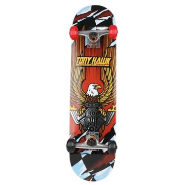 Imagem de Tony Hawk 31 inch Skateboard, Tony Hawk Signature Series 3, Metallic Graphics & 9-ply Maple Deck Skateboard for Cruising, Carving, Tricks and Downhill, Hawk Engine