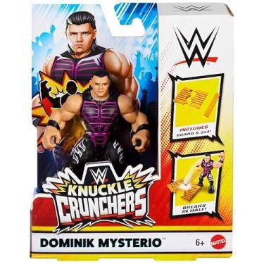 Imagem de WWE Knuckle Crunchers Dominik Mysterio Action Figure 10 cm with Accessory