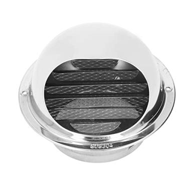 Imagem de Exaustor de Aço Inoxidável Akozon, Tampa de Ventilação Externa, 100 Mm / 110 Mm / 130 Mm / 150 Mm, Exaustor Resistente 304 para Exaustores, Ventilação de Cozinha (150 mm/5,9 pol.)