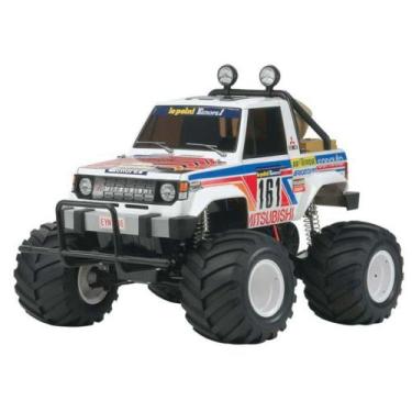 Imagem de Automodelo rc tamiya mitsubishi montero escala 1/10 off road, Branco