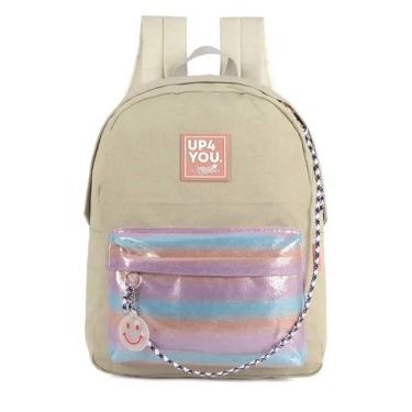 Imagem de Mochila Up4you Larissa Manoela Luxcel Bege