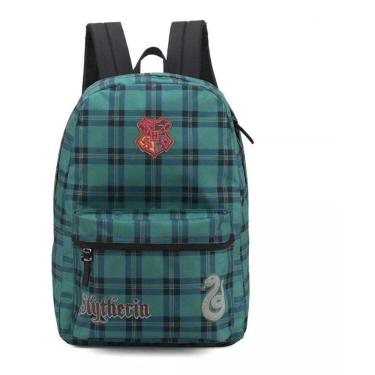 Imagem de Mochila Costas Harry Potter Xadrez Verde Luxcel