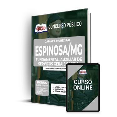 Imagem de Apostila Câmara de Espinosa - MG - Fundamental: Auxiliar de Serviços G