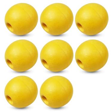 Imagem de Flutuadores de corda marítimos, flutuadores ovais de 4/8 peças, boia de água profunda, flutuadores de corda de esqui aquático, linhas de âncora, boias marcadoras de pesca em águas profundas para