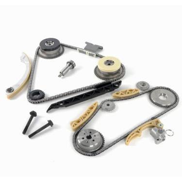 Imagem de Kit de corrente de distribuição do motor adequado para Cobalt Equinox HHR Ecotec Verano 2.2L 2.4L para LaCrosse GM/Terrain G5 2.4L w/VCT Selenoid Atuador Gear, Tensor de Temporização, Roda Dentada,