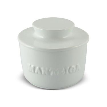 Imagem de Manteigueira Francesa De Cerâmica 250 G Branca Ceraflame