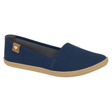 Imagem de Sapatilha Alpargatas Moleca Macia Ref. 5287.210, Azul marinho coração,