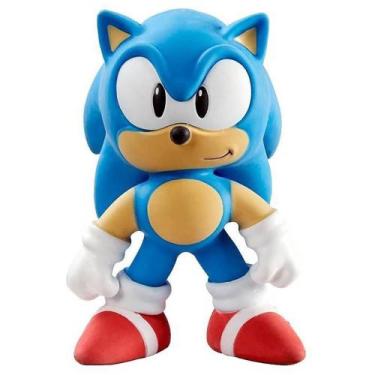 Imagem de Boneco Personagem Sonic Ouriço Goo JIT ZU Estica ATÉ 3X o Tamanho - SU