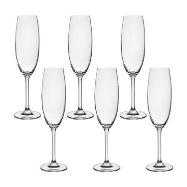 Imagem de Taça de Cristal Bohemia 220 ml 6 Peças - Bohemia Crystal